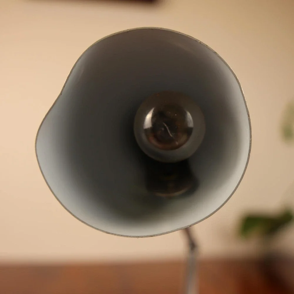Mid-Century Avocado Green‎ Articulating Library Desk Lamp